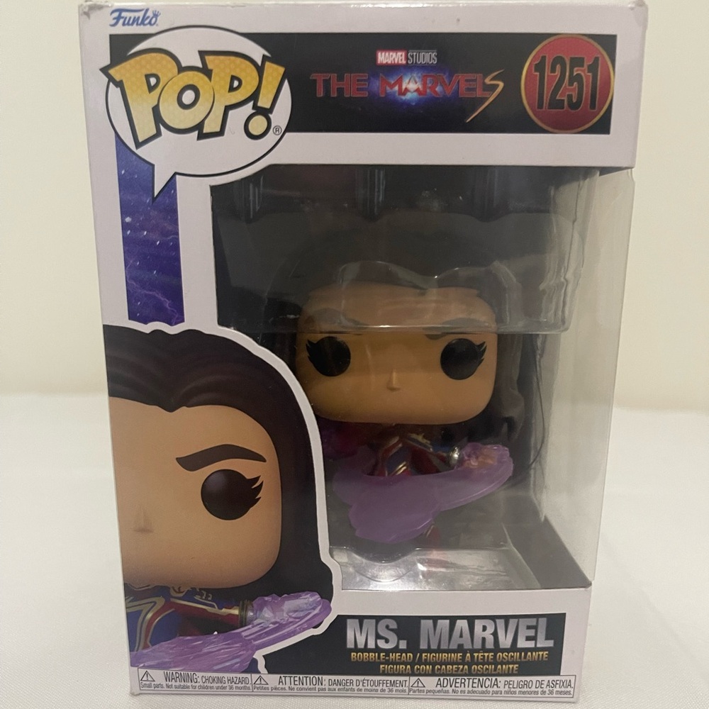 Funko Pop! Marvel Studios Ms. Marvel Vinyl Bobble Figure # 1251